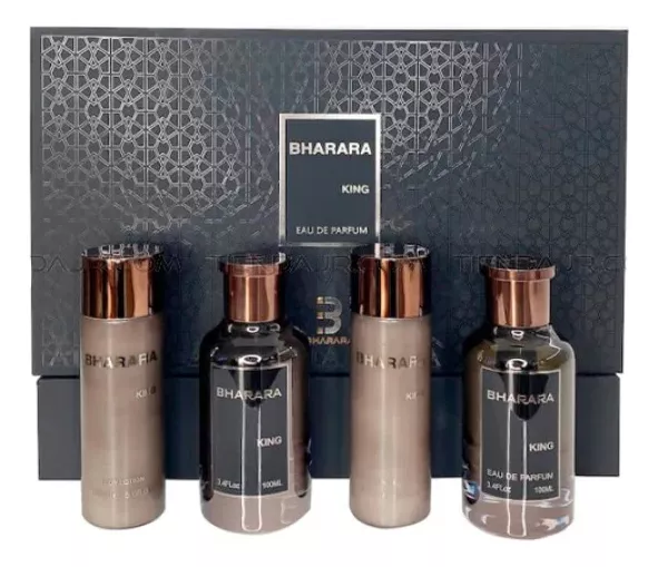 Perfume Bharara King 100ml Edp + Sg + Bl + Como Conjunto