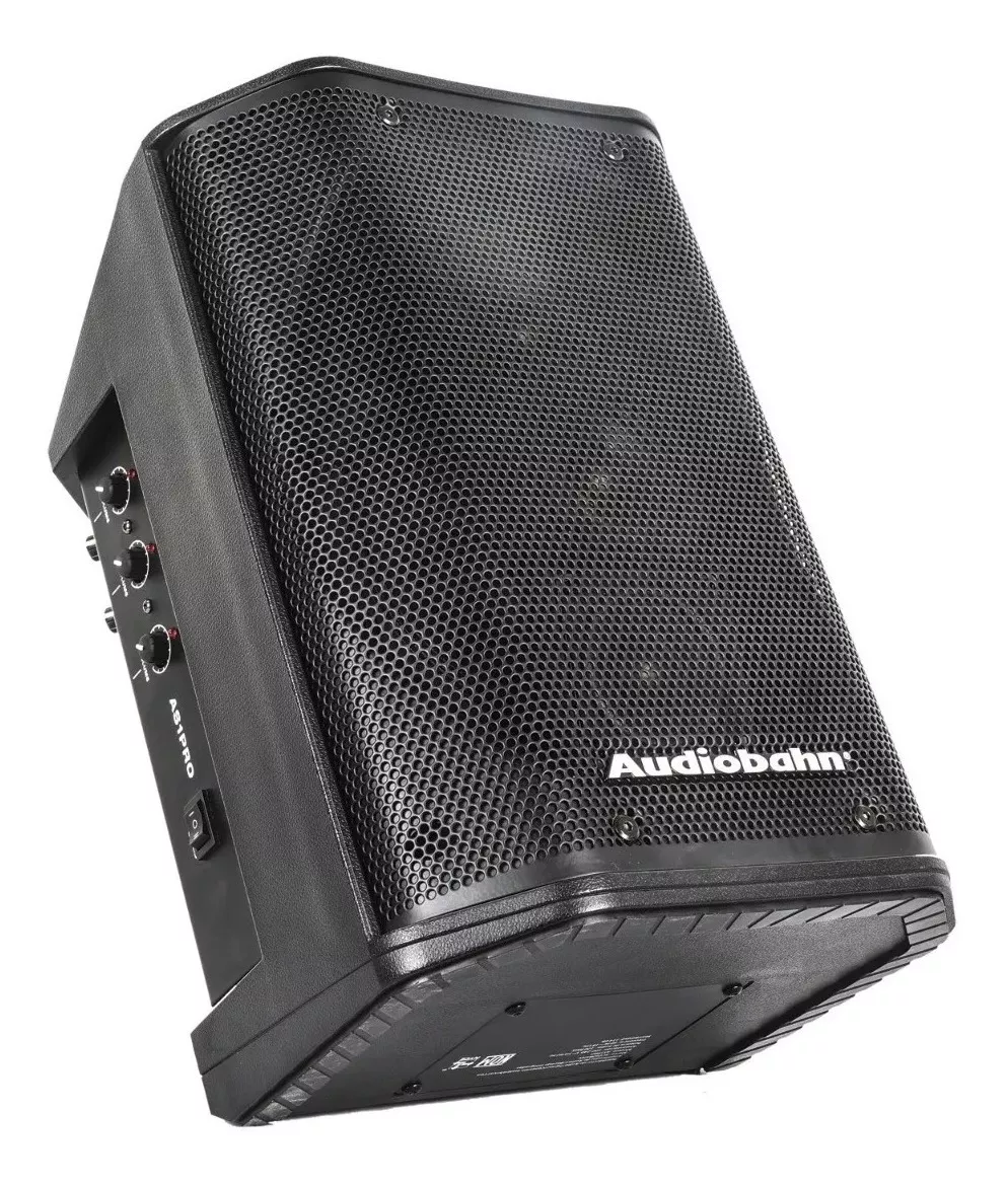 Bafle De Audio Profesional De 6.5 Pulgadas Recargable As1pro color Negro