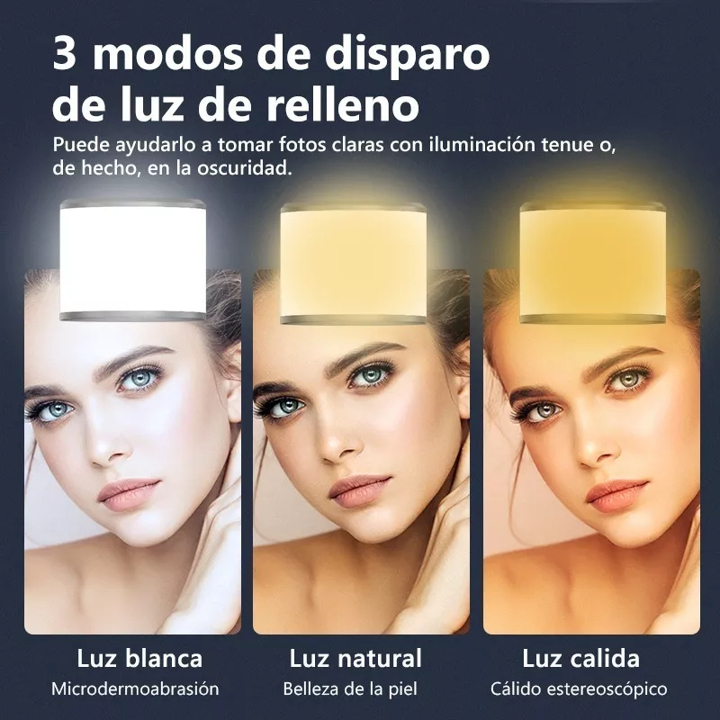 Tripie Celular Selfies Stick Con Control Remoto Y Led Rgb