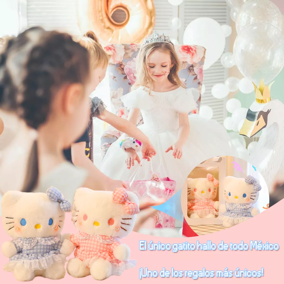 Hello Kitty Kawaii Regalo Peluche 25cm Regalos Para Bebes2pc