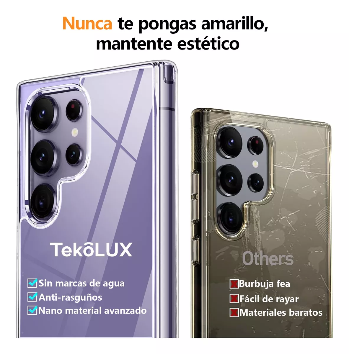 kit Funda Transparente Para Serie Samsung Galaxy S +micas Hd