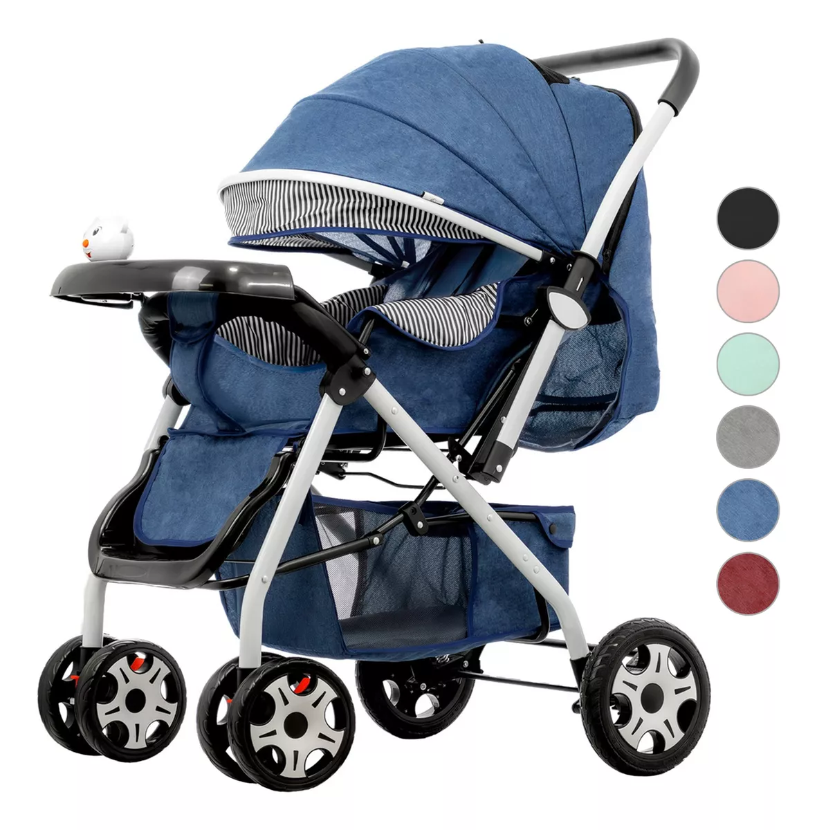 Carriola Plegable Para Bebé Reversible Reclinable Nube