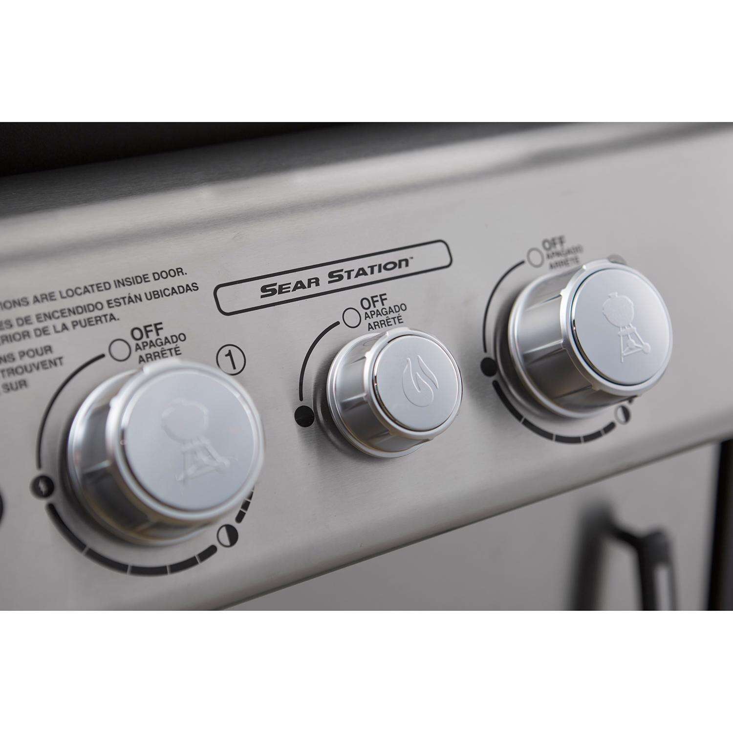 Weber Spirit SP-335 3 Burner Liquid Propane Grill acero inoxidable