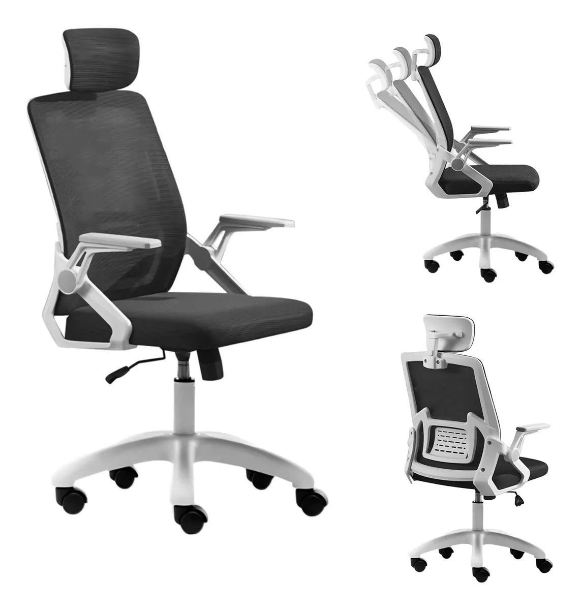Silla De Oficina Ejecutiva Inclinable Ergonomica Giratoria