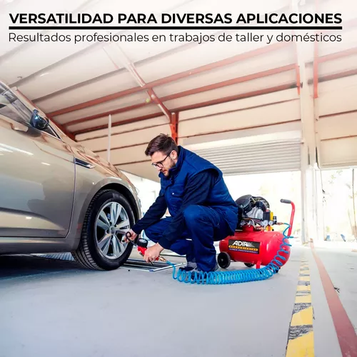 Compresor El&eacute;ctrico Lubricado 2.5hp 25 Lts Adir 202 Frecuencia 30 MHz