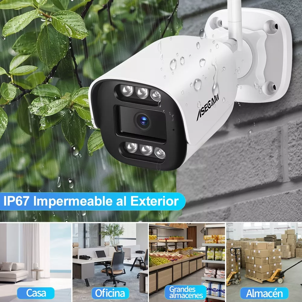 kit Videovigilancia 4 Camaras De Seguridad Wifi 4mp Nvr Cctv