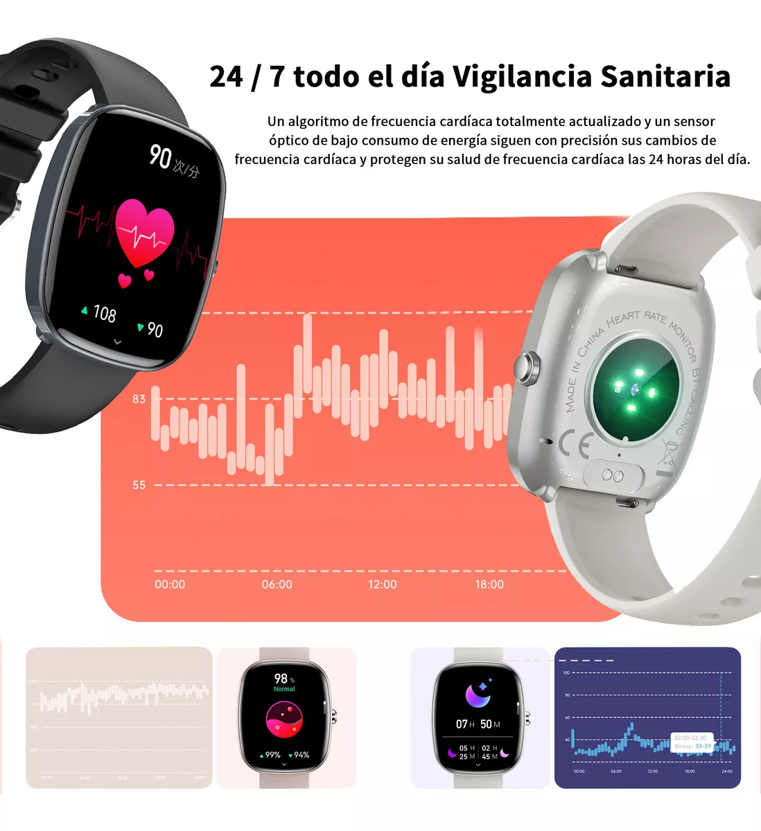 1.83reloj Inteligente Mujer Asistente De Voz Bluetooth Llam