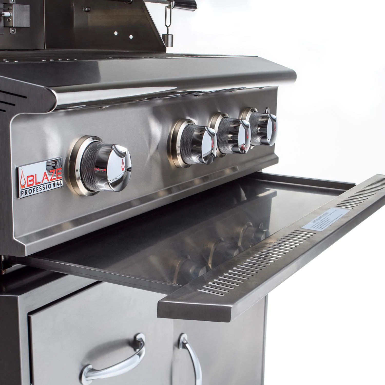Blaze Professional LUX 44-Inch 4-Burner Propane Gas Grill With Rear Infrared Burner-BLZ-4PRO-LP
