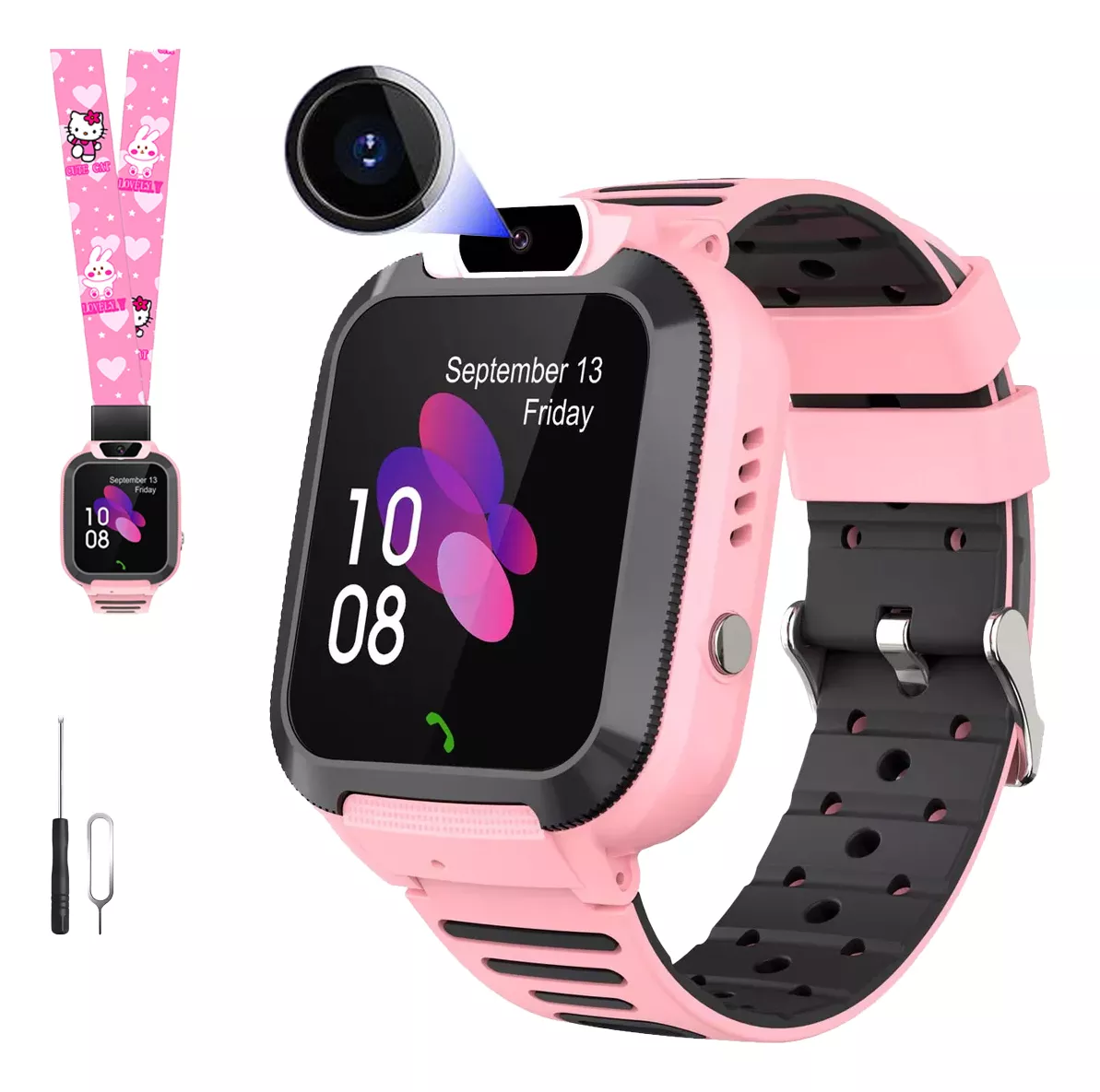 Smartwatch Reloj Inteligente Impermeable Con Sos Para Ni&ntilde;os