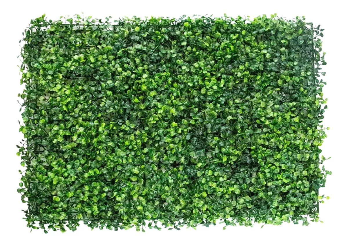 Follaje Verde Artificial Sint&eacute;ntico 15 Pz 60x40 Cm Para Muro