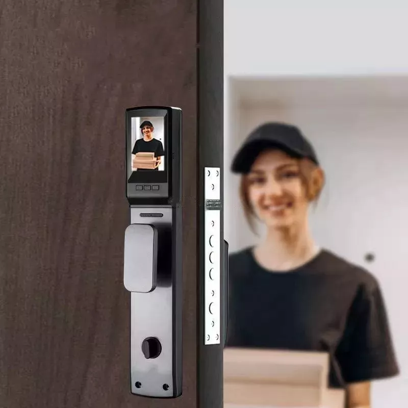 Cerraduras Digitales Inteligente Seguridad Huella Con Cámara