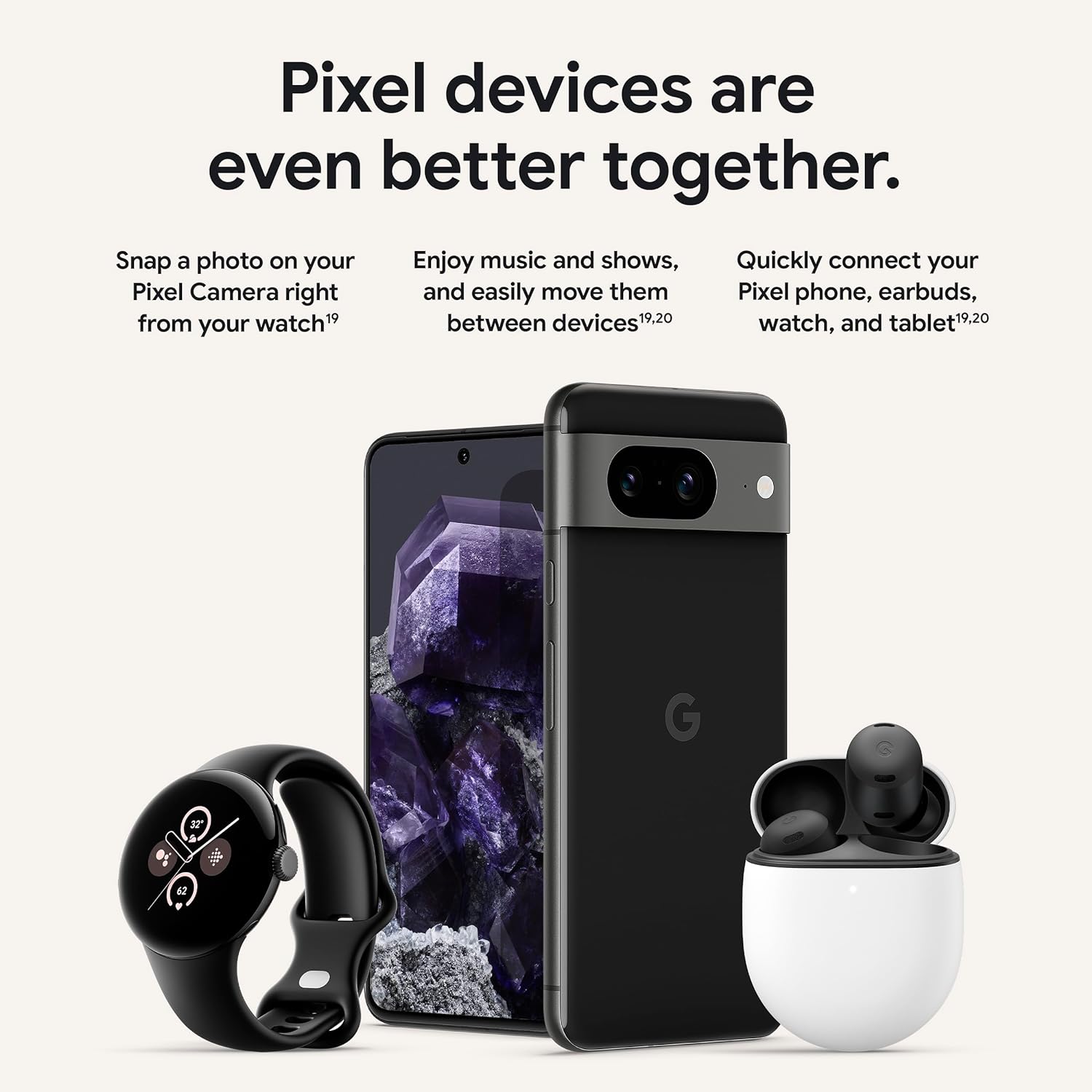 Google Pixel 8-Smartphone Android desbloqueado con cámara Pixel avanzada, batería de 24 horas y potente seguridad-Hazel-128 GB