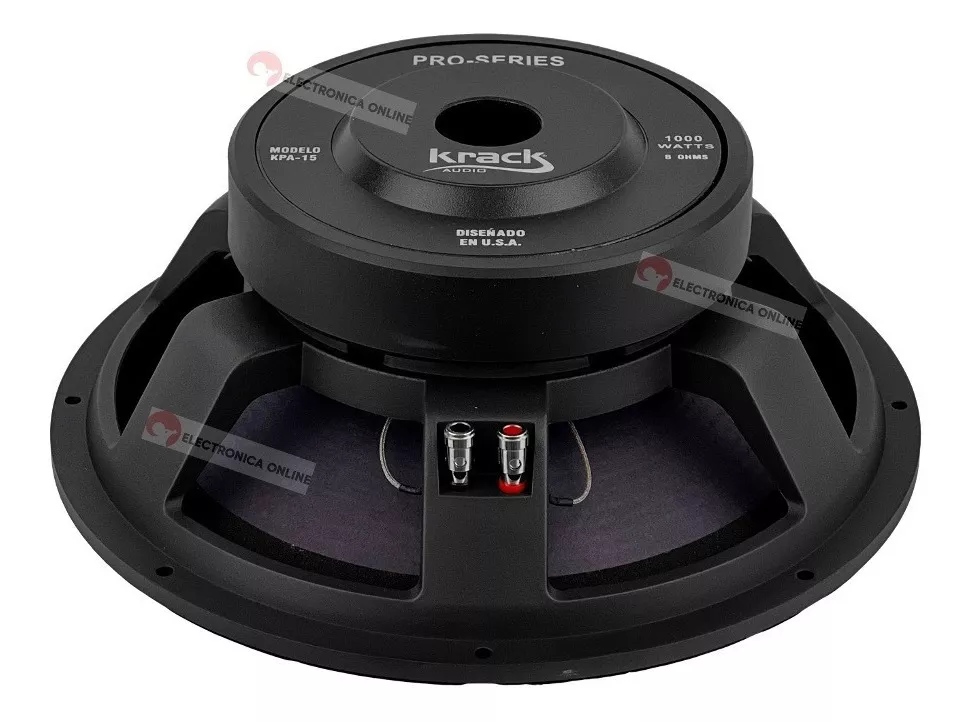 Bocina Profesional 15 Pulgadas Krack Audio 1000watts