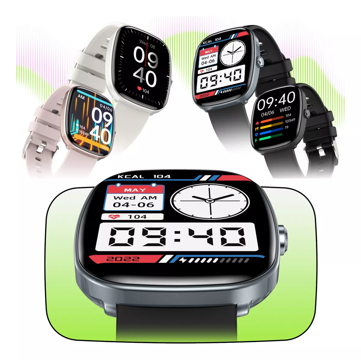 1.83reloj Inteligente Mujer Asistente De Voz Bluetooth Llam