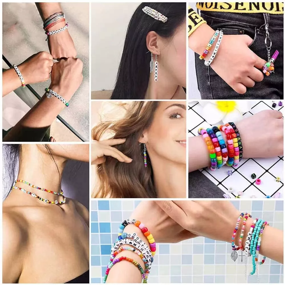 kit De Fabricación De Joyas De Pulsera Diy De 4655 Piezas