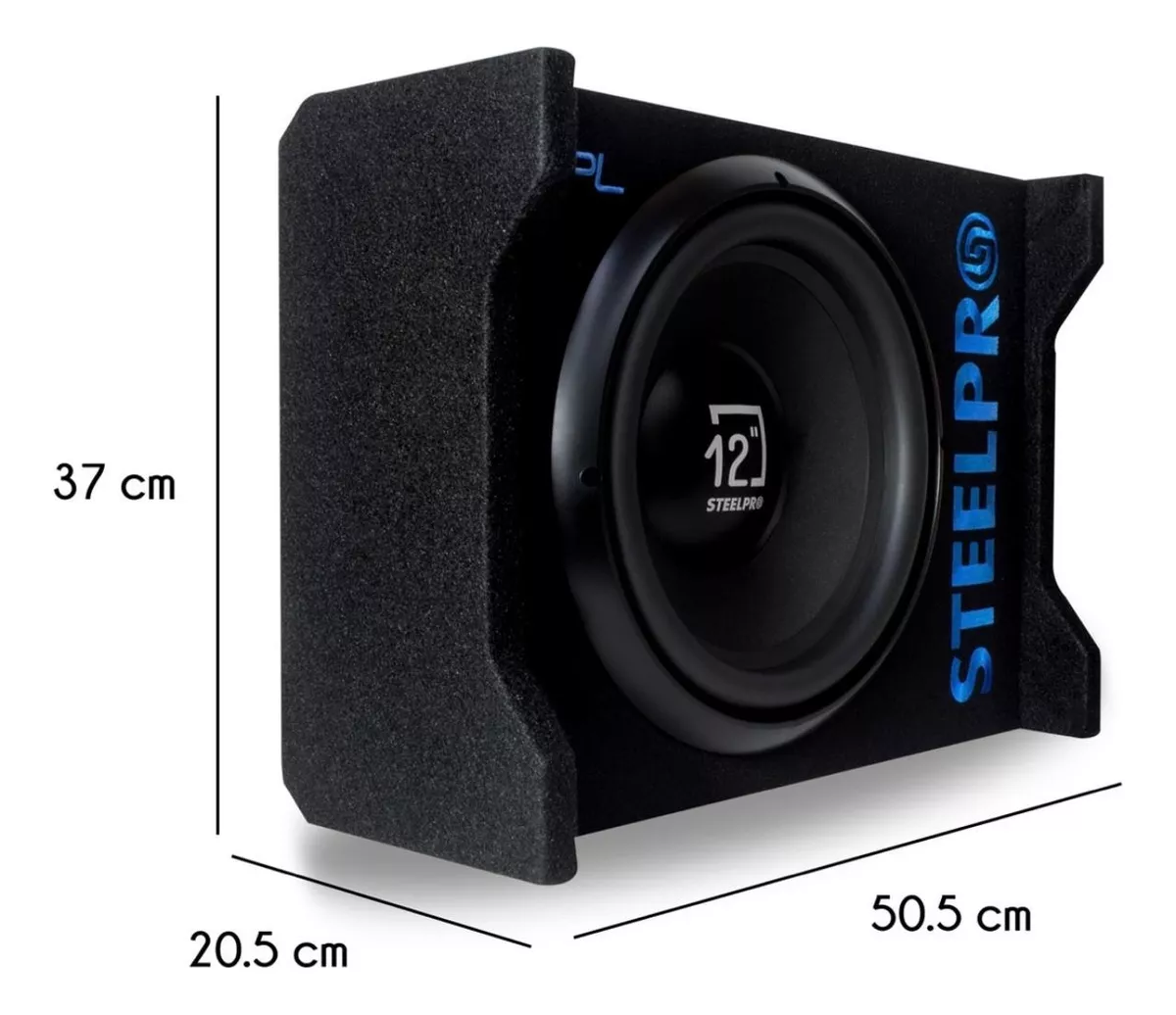 kit Subwoofer Amplificado + Bocinas 6x9 + 6.5 By Steelpro