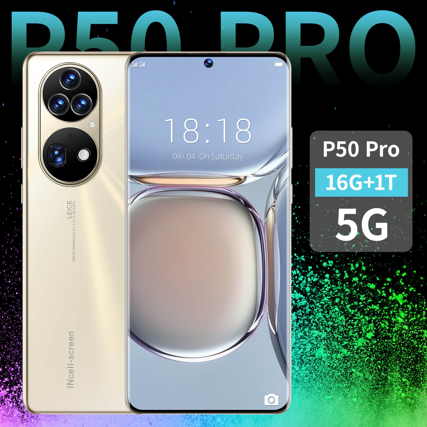 P50 Pro 5G Android 10.0 smartphone 16G+1TB Tel&eacute;fono 7.3 Pulgadas P50 Pro Tel&eacute;fono