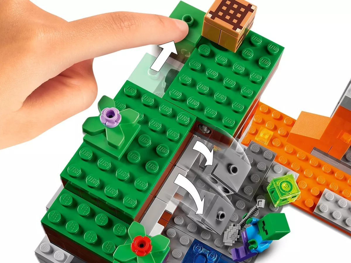 kit De Construcción Lego Minecraft La Mina Abandonada 21166