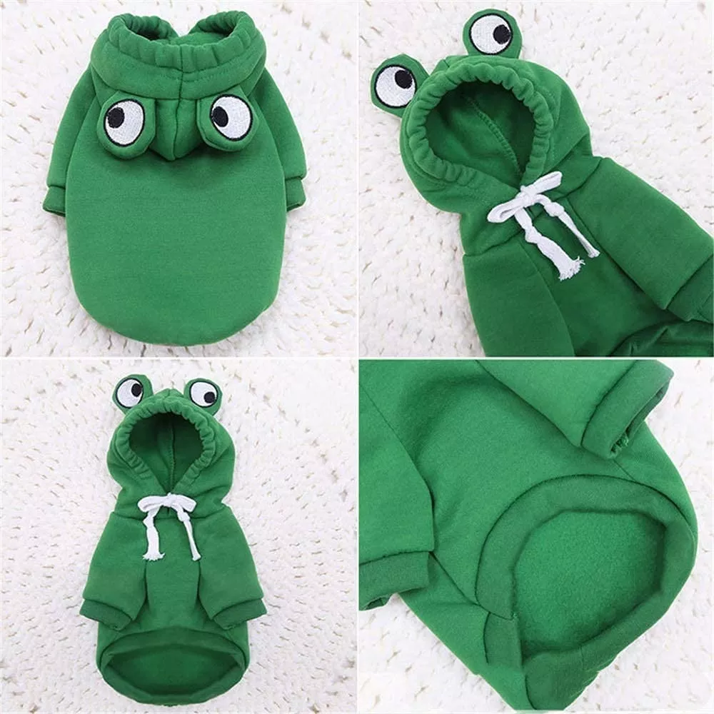Sudadera Para Perros Gatos Con Estilo Rana