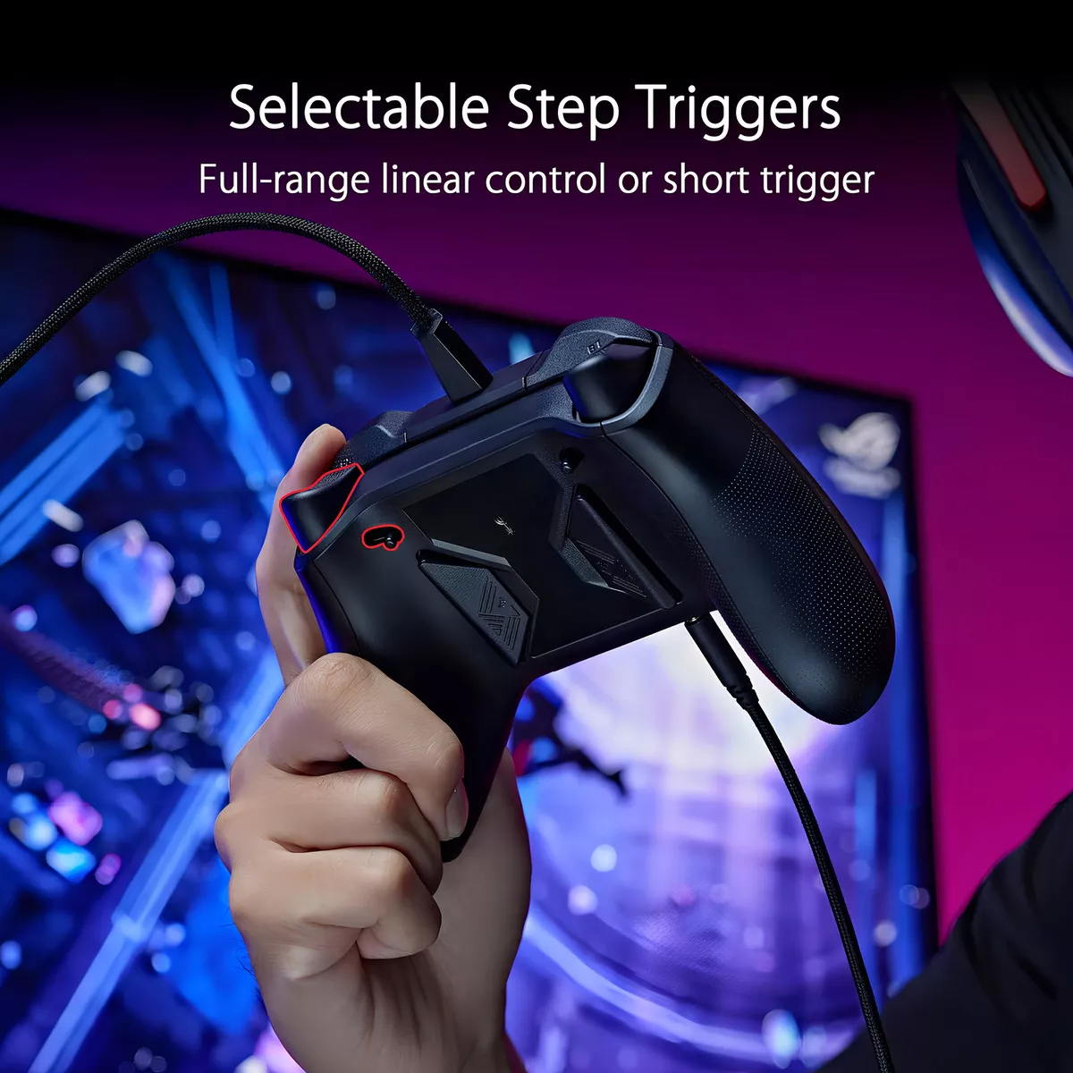 Asus Rog Raikiri Control Cable Para Pc Rog Ally Xbox