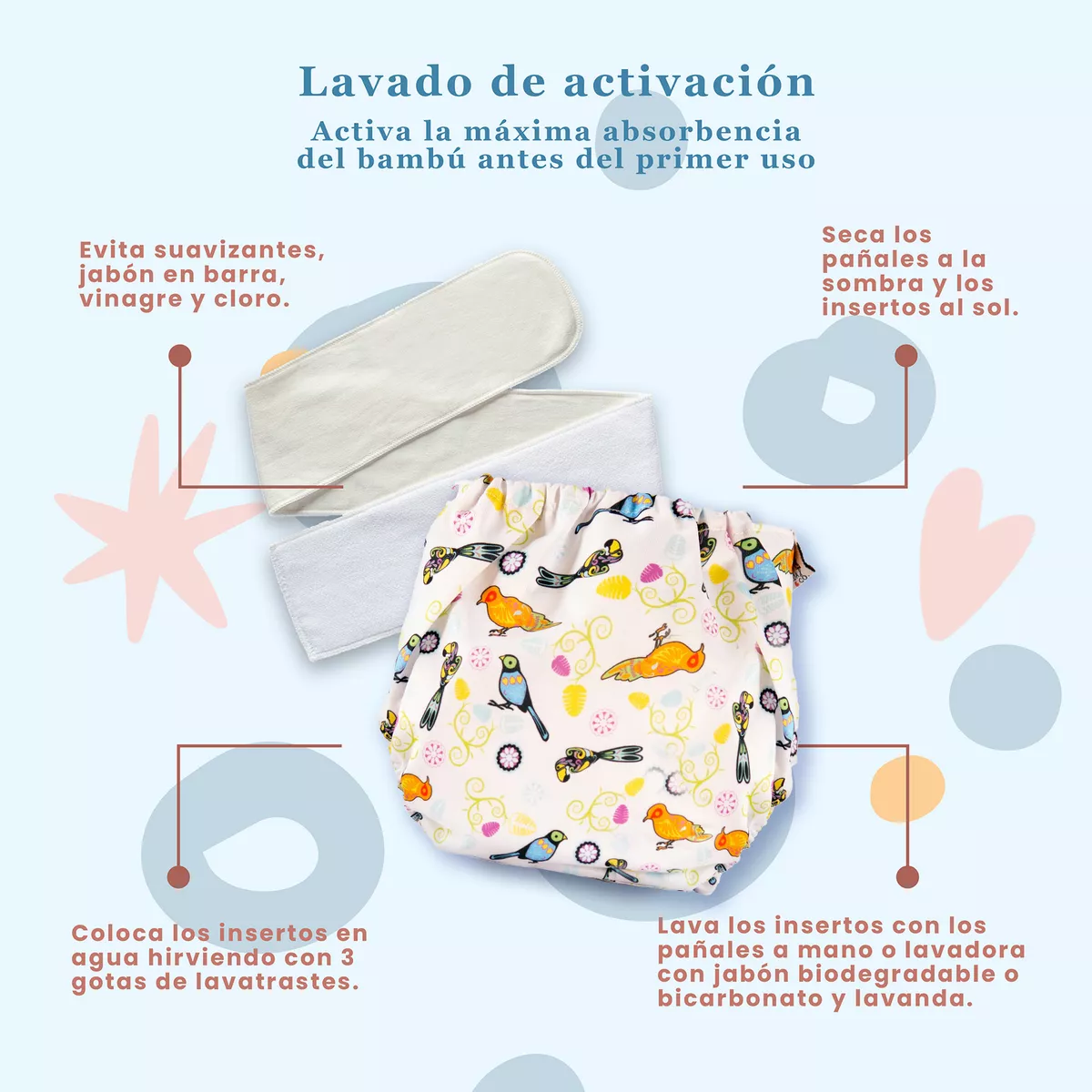 Matilda & Co.-Pañales Ecológicos De Tela Premium-7 Pañal