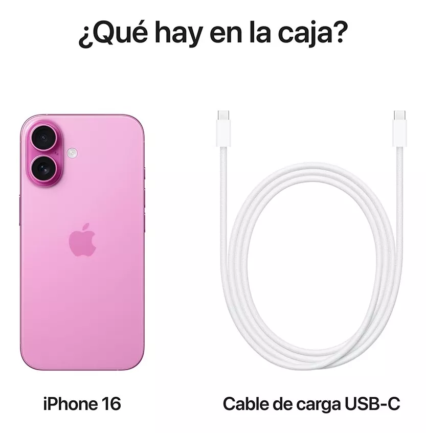 Apple iPhone 16 (128 GB)-Rosa