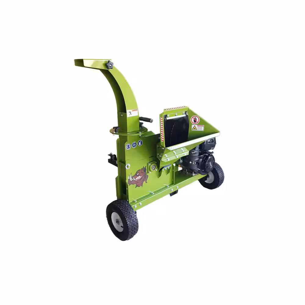 Yardbeast Tru-Feed 3.5 in. Professional Chipper 14 HP Gas Kohler CH440 ATV Towable Trailer, Rotational Discharge Dual Belt Clutch YB3514ATV