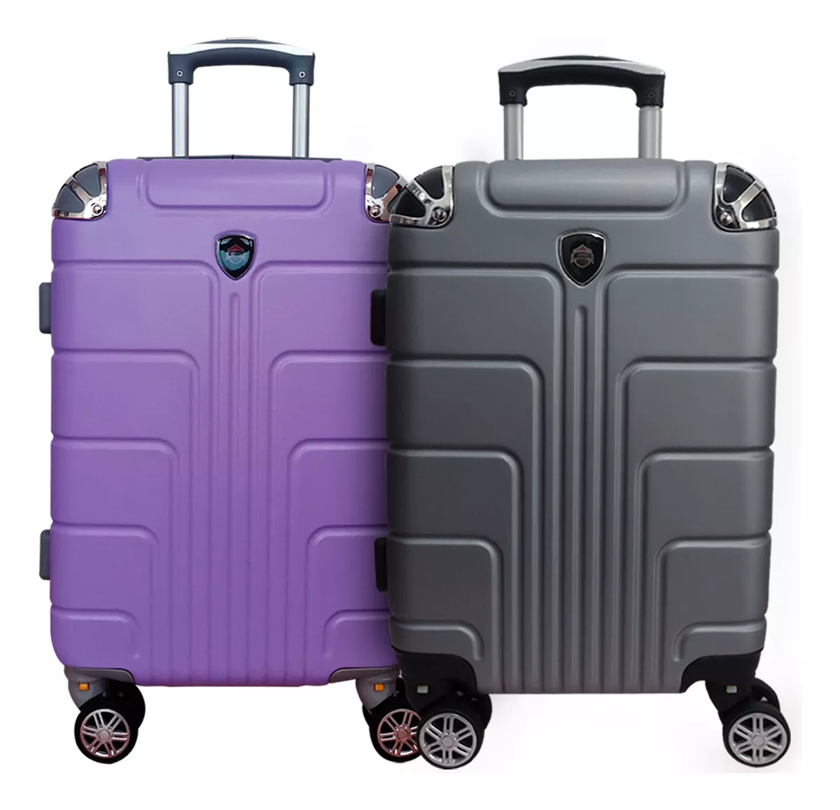 kit Viaje Maletas Avión 2pz 10kilos Ruedas 360 Set 20+20 Pul