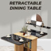 Mesa de comedor de expansión moderna
