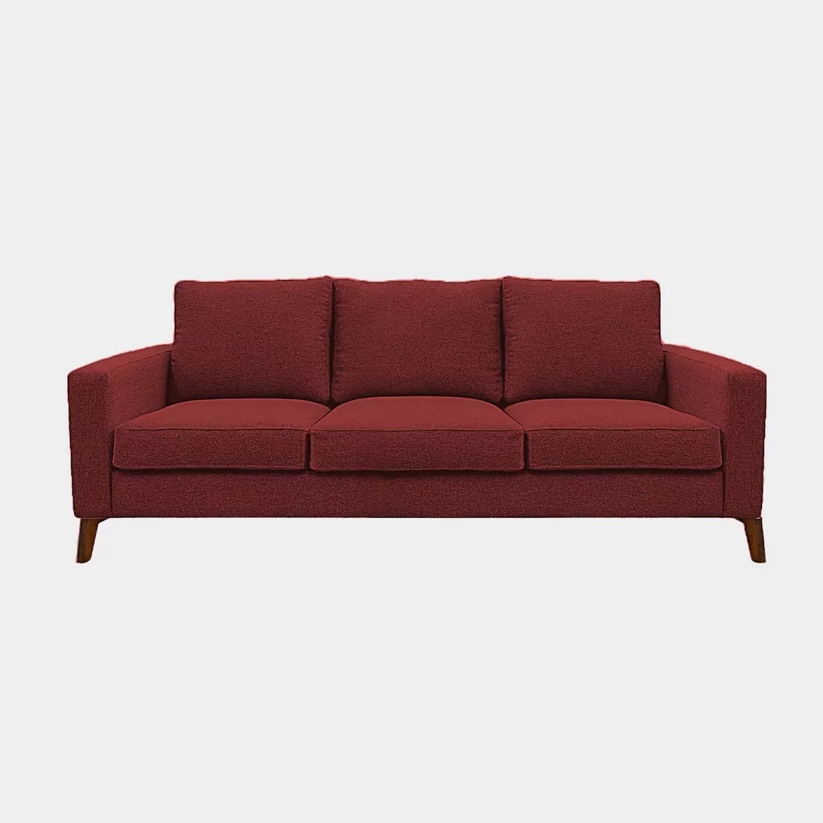 Sofá Sala Sillón Tres Plazas Praga Tela Curri Inlab Muebles