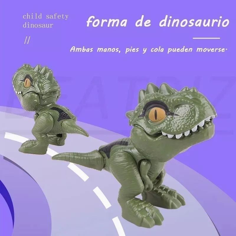 Paquete De 4 Juguetes Dinosaurios Que Se Muerden Los Dedos