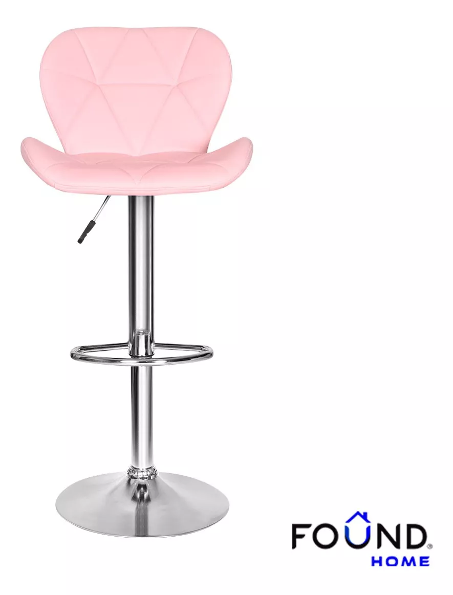Set De 2 Bancos De Cocina Taburete Silla Barra Respaldo Alto
