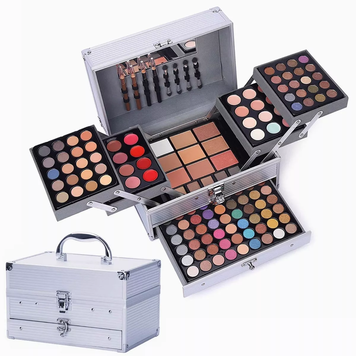 Miss Rose 190-kit De Maquillaje Para Maquillaje, Paleta De