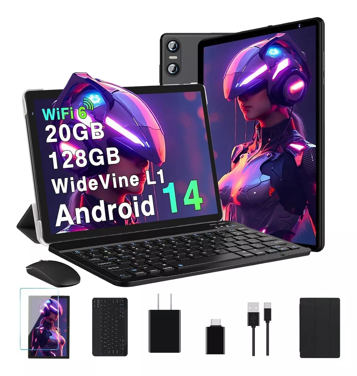 Android 14 Tablet 20+128gb 5g Economicas Tablets Con Teclado
