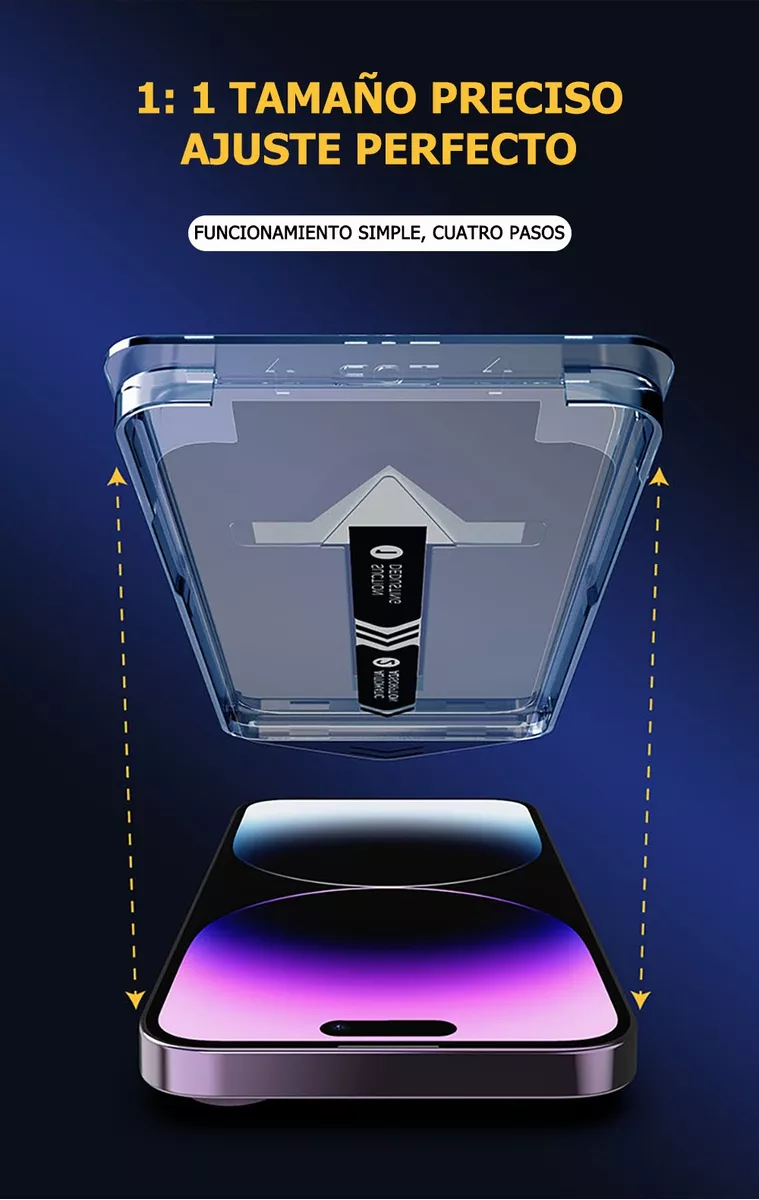 2 Piezas Mica Cristal Templado Hd Para iPhone