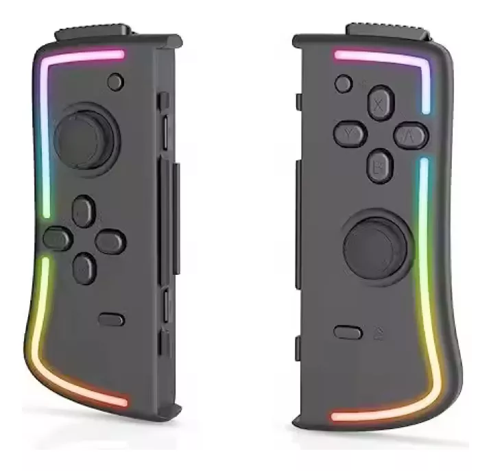 Controles Joy Stick Compatibles Con Nintendo Switch Rgb Led