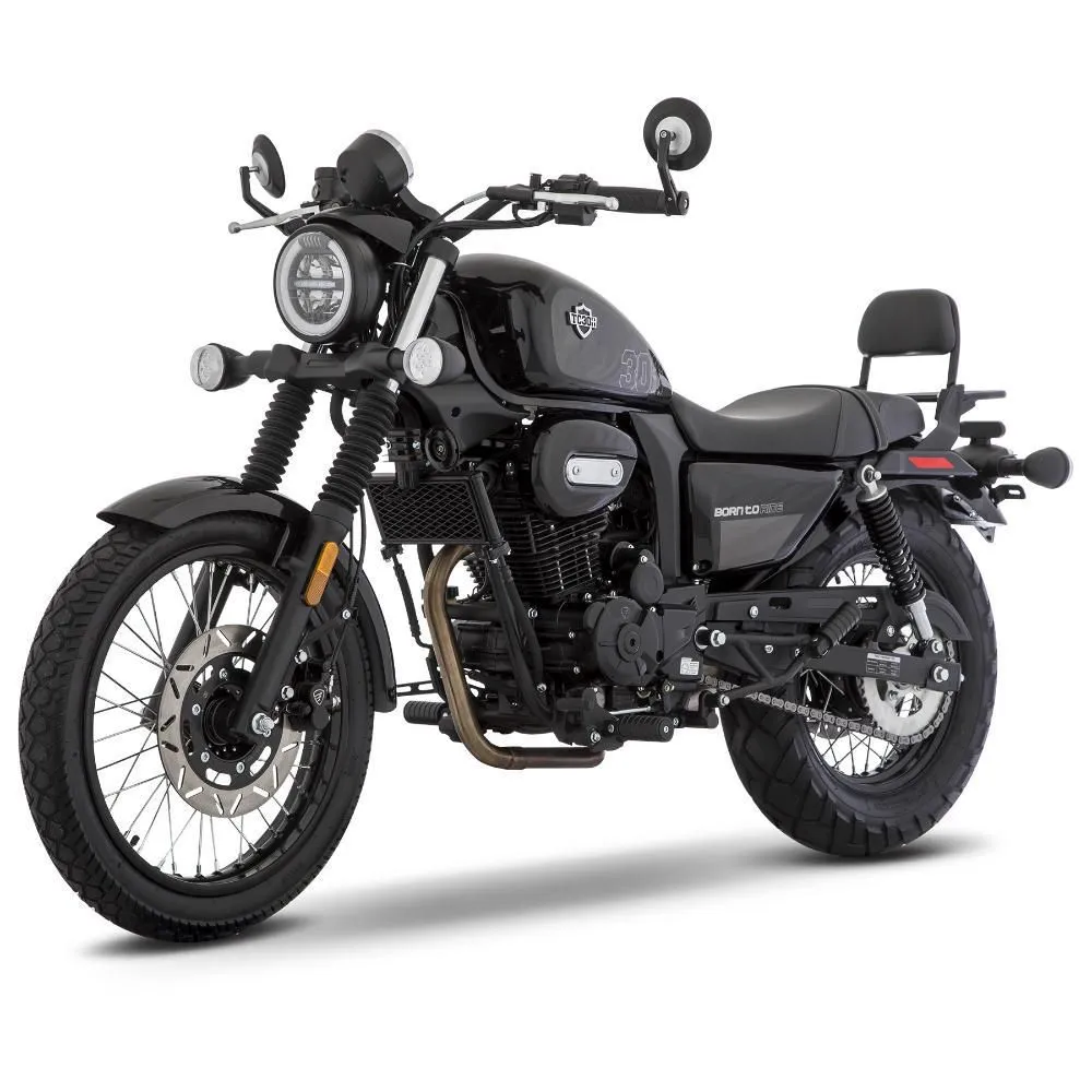 Motocicleta Chopper Italika TC 300 Negra
