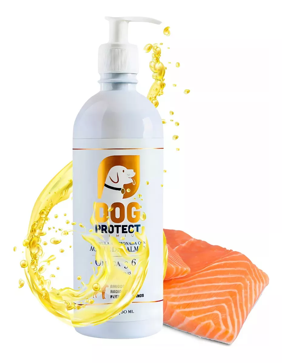 Dog Protect 960 Ml Aceite De Salm&oacute;n Para Perros Omega 3,6,9