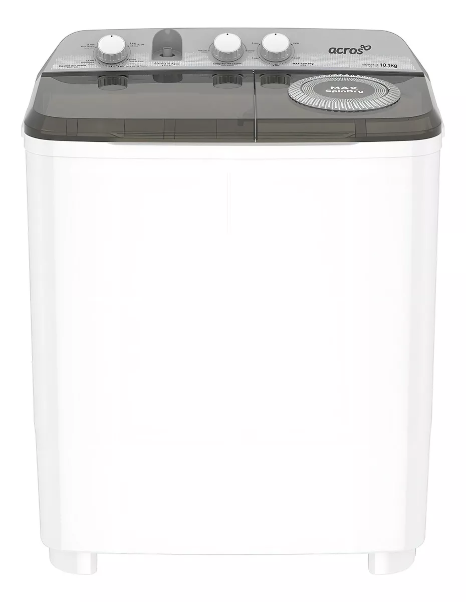 Lavadora semi-autom&aacute;tica Acros hasta 10kg 127V color blanco