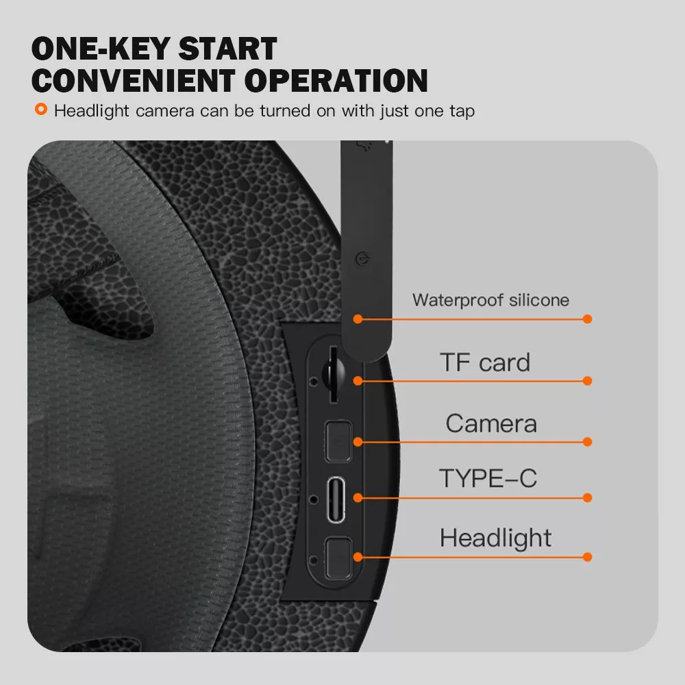 Foxwear Casco Inteligente Con Cámara 1080p Hd Para Bicicleta