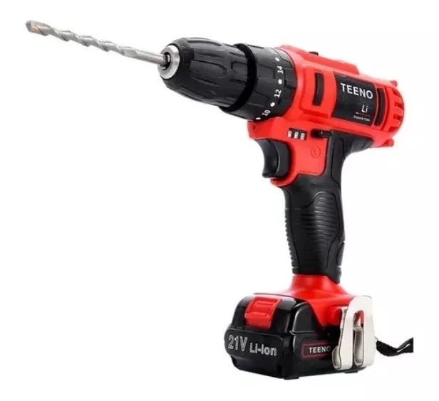 Taladro Rotomartillo Teeno 5816-25 De 21vc/2batería De 1.5ah