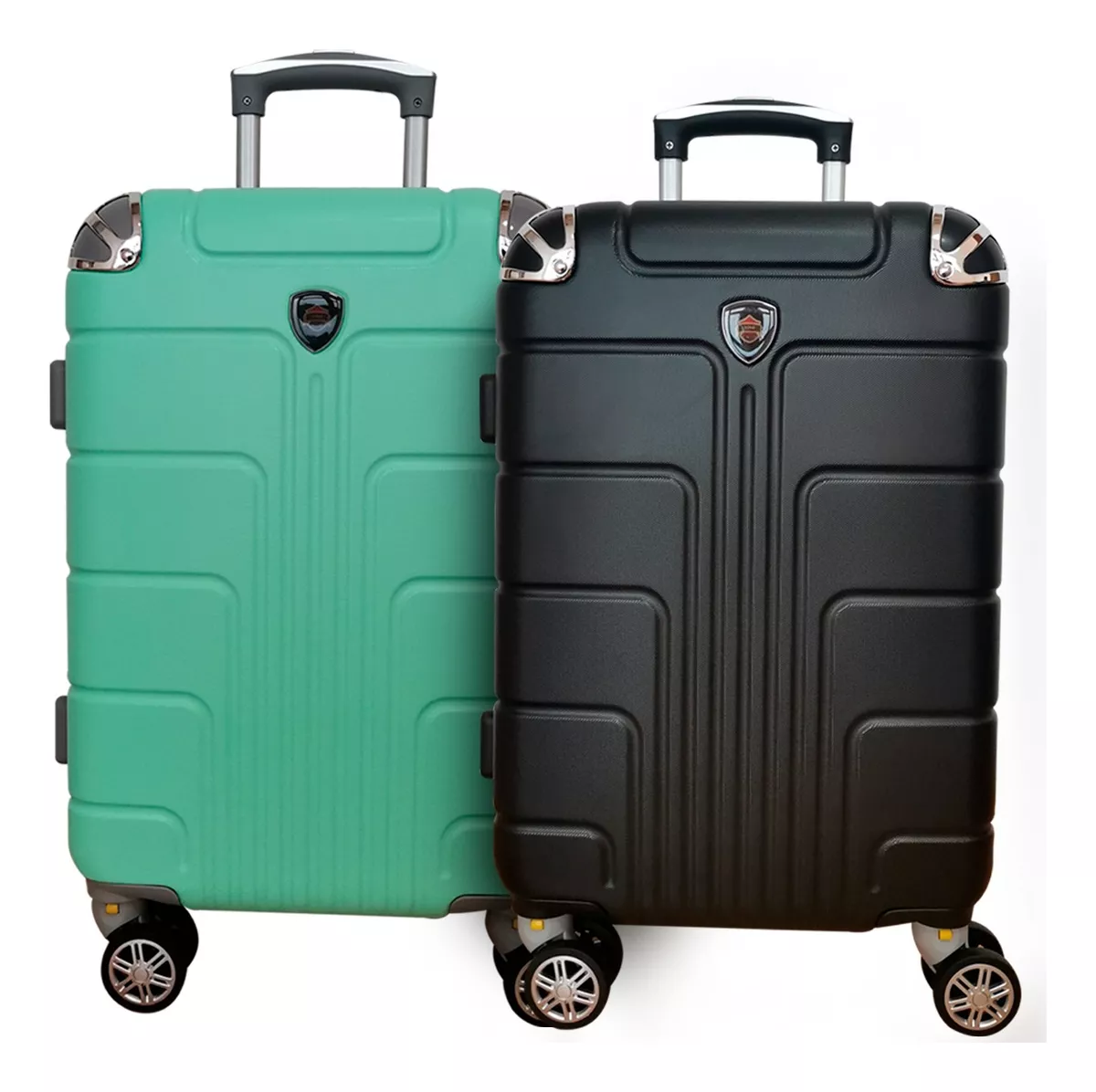 kit Viaje Maletas Avión 2pz 10kilos Ruedas 360 Set 20+20 Pul