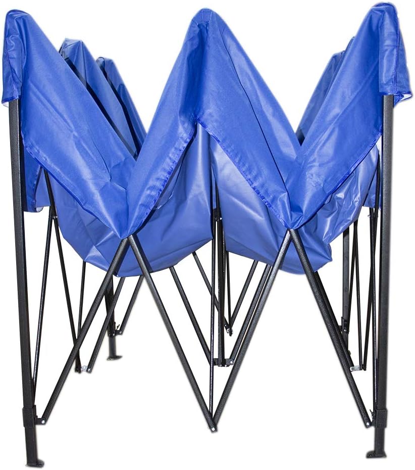 Carpa Plegable Toldo 6x3m Paredes Jardin Auto Lona Impermeable Resistente Excelente Calidad Azul