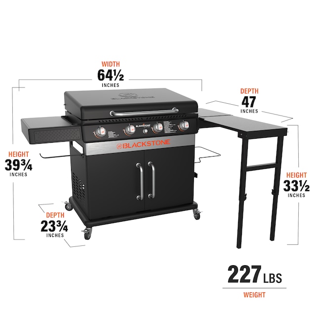 Blackstone - Plancha para gabinete culinario de 36