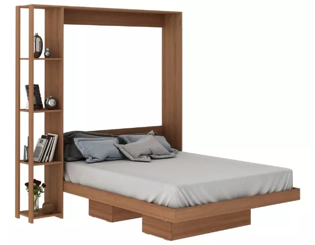 Base Cama Abatible Matrimonial Esencial Plegable Amant Pared