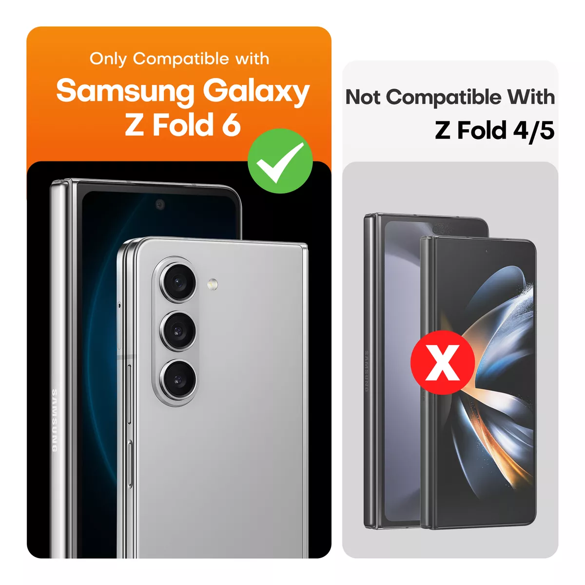 Funda Magnético Magsafe Para Samsung Galaxy Z Fold6 Con Mica