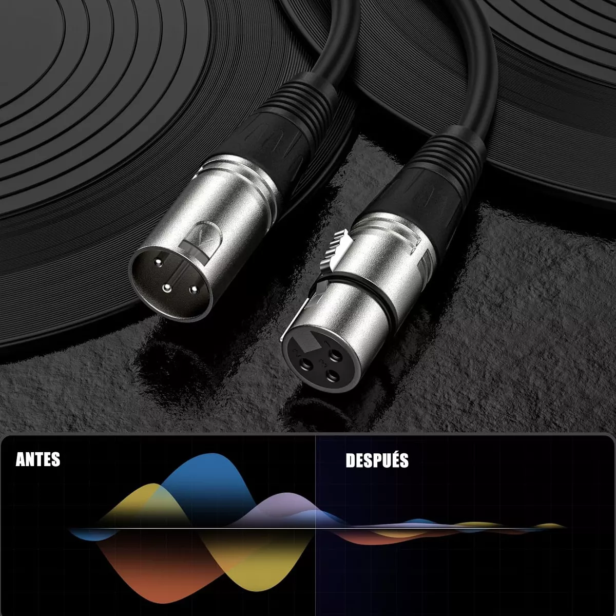 Cable Xlr-xlr De 15 Metros Balanceado Para Canon-canon Bomge