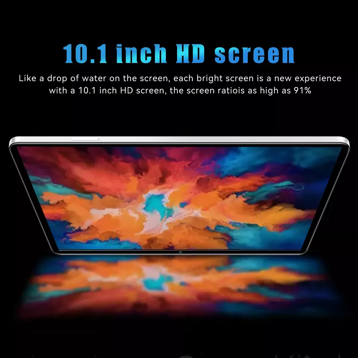 10.1'' Android 13 Tablet 12+256gb Con Teclado Funda 5g Wifi
