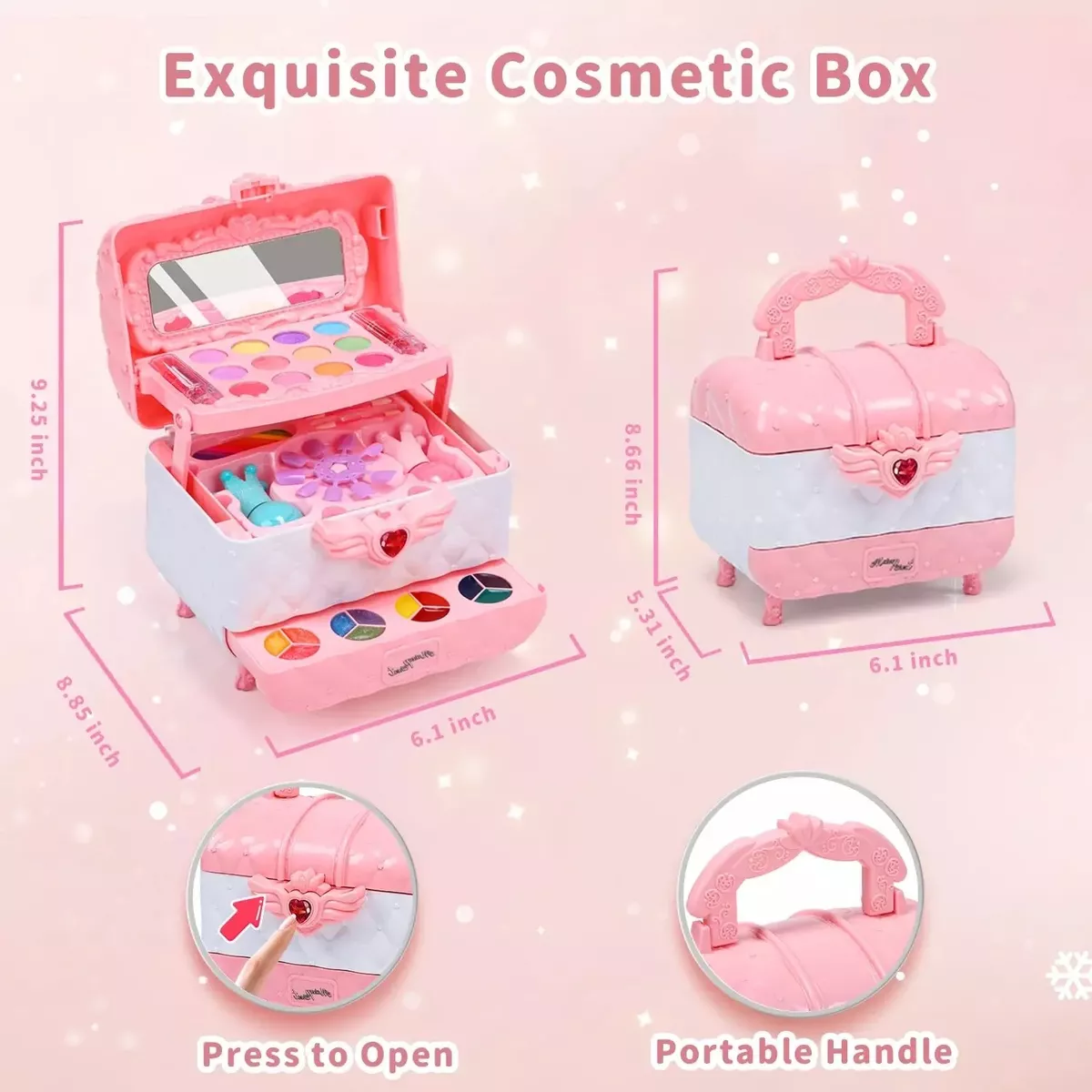 Juguetes Maquillaje Lavable De No Tóxico Regalo Navidad Niña
