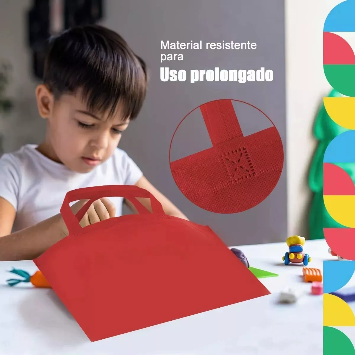 30 Mini Bolsas Ecológicas Para Dulce Bolsas Tejidas 20x20cm